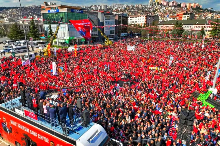 CHP Kocaeli mitinginde hedef aşıldı