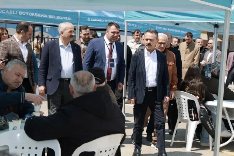 Vali Aktaş ve Başkan Büyükgöz’den soydaşlara ziyaret