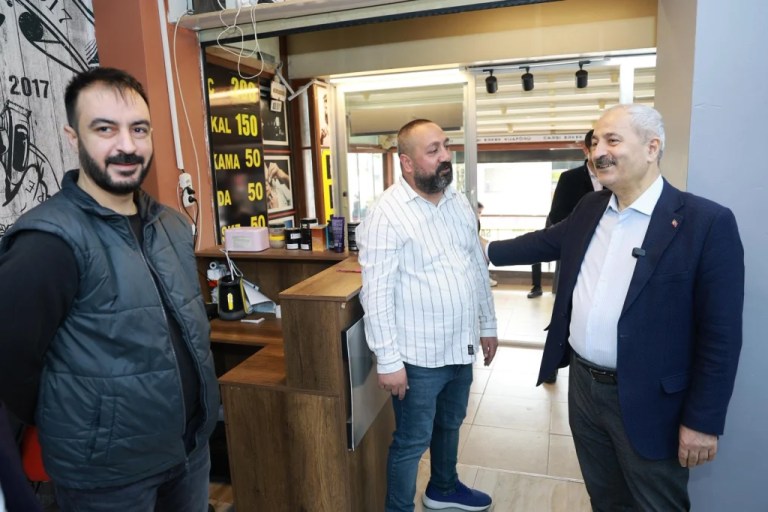 Gebze Belediye Başkanı esnafla buluştu
